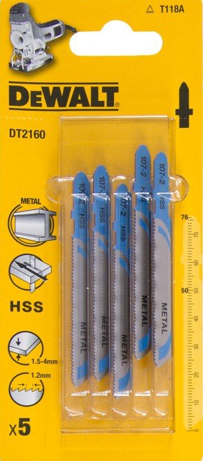Пилки для лобзика DeWALT DT 2160