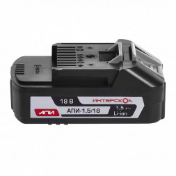 Аккумуляторный блок (1,5 А/ч; 18 В; Li-ion) Интерскол АПИ-1,5/18