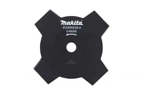 Нож для триммера Makita, 4 зуба, 230x25.4 мм (D-66008)