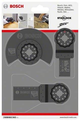 Универсальный набор Bosch из 3 шт (2.608.662.343)