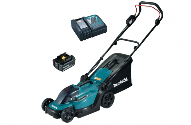 Аккумуляторная газонокосилка 33см MAKITA DLM330RT (1* АКБ 5 Ач, ЗУ) 
