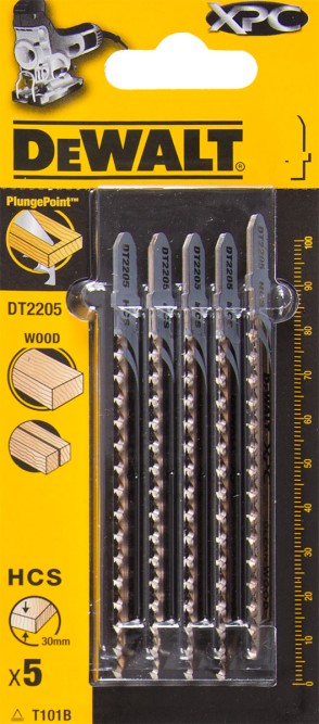 Пилки для лобзика DeWALT DT 2205
