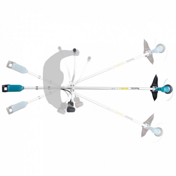 Аккумуляторная коса (триммер) Makita DUR190URT3 (2* АКБ 5Ач,  ЗУ)