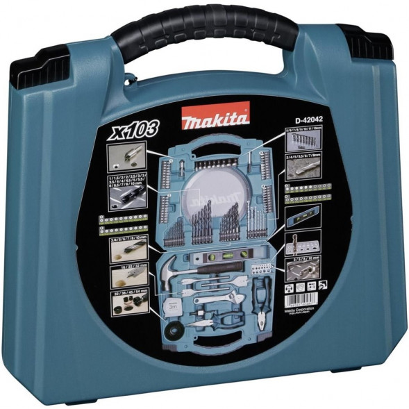 Универсальный набор Makita D-42042, 103 шт, в кейсе