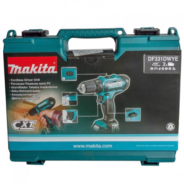 Аккумуляторная дрель-шуруповерт Makita DF331DWYE