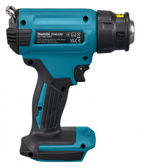Аккумуляторный тепловой пистолет (фен) Makita DHG180ZK, LXT 18 V
