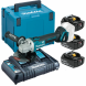 Аккумуляторная углошлифовальная машина Makita DGA504Z+Набор (198845-9)