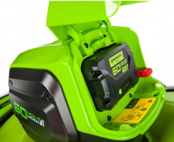 Аккумуляторная газонокосилка 46см, 60V GreenWorks GD60LM46HPK4 (1х4Ач, ЗУ) (2502807UB)