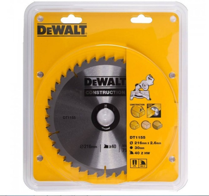 Диск пильный DeWALT DT 1155
