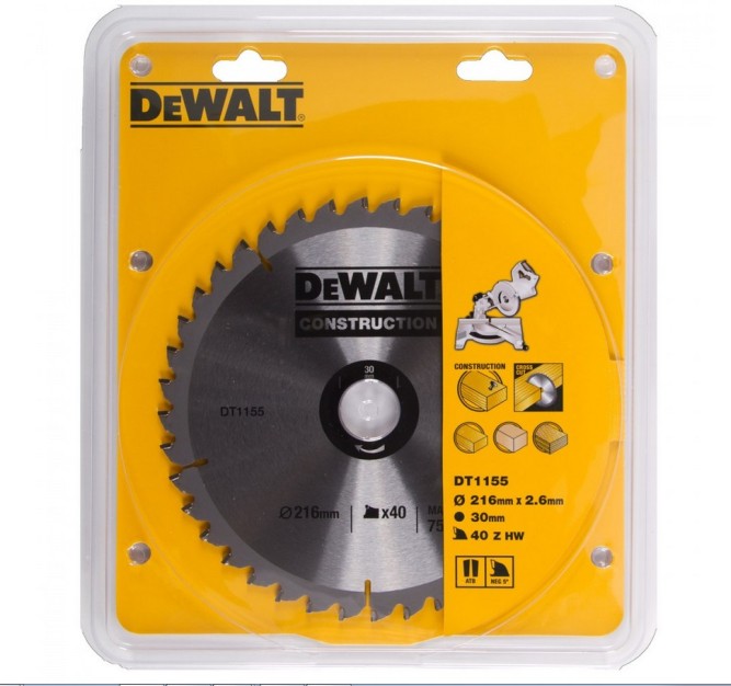 Диск пильный DeWALT DT 1155