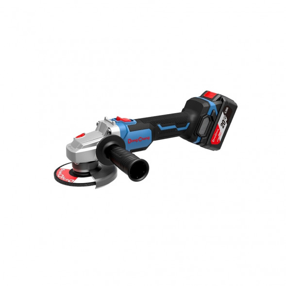 Аккумуляторная угловая шлифовальная машина DongCheng DCSM03-125(TYPE FK) 20В, 2хАКБ 5Ач, ЗУ, кейс