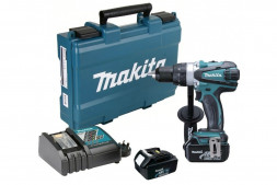  Акк. Шуруповерт 91 Нм Makita DDF458RFE (2*3 Ач,ЗУ)