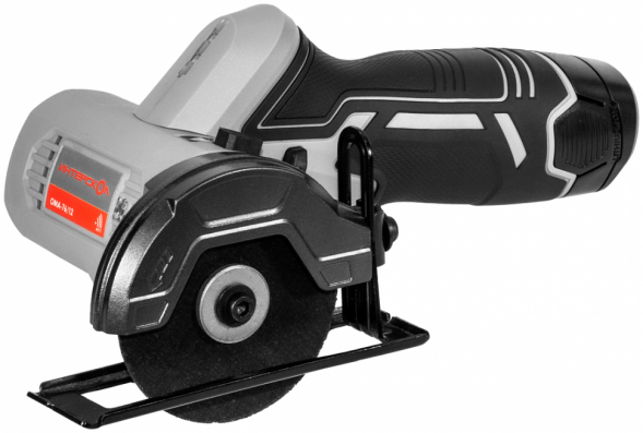 Аккумуляторная угловая шлифмашина ИНТЕРСКОЛ ОМА-76/12 , 2 акб, з/у, кейс (810.2.2.70)