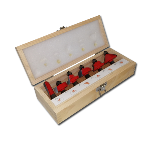 Набор фрез по дереву (6 шт; хвостовик 12 мм) Ганимет GN-RBS-0612