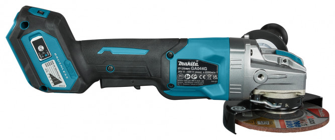 Аккумуляторная болгарка (УШМ) Makita GA044GZ01 (125мм, 40В, без АКБ)