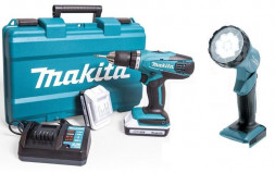 Аккумуляторная дрель-шуруповерт Makita DF457DWLE