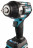 Аккумуляторный ударный гайковерт  XGT Makita TW007GD201