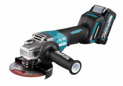 Аккумуляторная болгарка (УШМ) Makita GA013GU201 (125мм, 40В, 2*АКБ 4А·ч F серии)