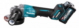 Аккумуляторная болгарка (УШМ) Makita GA013GU201 (125мм, 40В, 2*АКБ 4А·ч F серии)