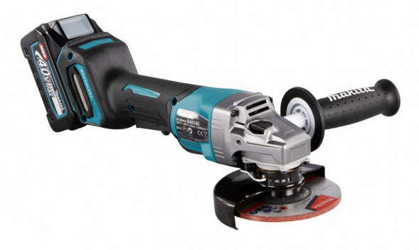 Аккумуляторная болгарка (УШМ) Makita GA013GU201 (125мм, 40В, 2*АКБ 4А·ч  F серии)