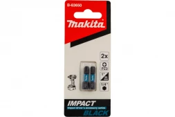 Биты Makita Impact Black PZ3, 25 мм, C-form, 2 шт (B-63650)