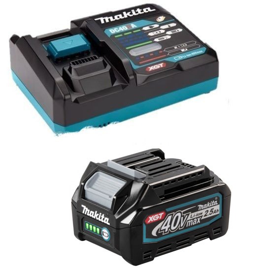 Набор Аккумулятор+Зарядка 40V XGT 1шт АКБ x2.5Ач, DC40RA Makita 191J25-0