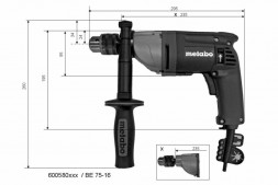 Дрель Metabo BE 75-16 (600580000)
