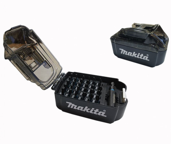 Набор бит и насадок MAKITA E-03090 impact black 31 шт.