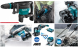 Аккумуляторный отбойный молоток Makita HM002GZ03