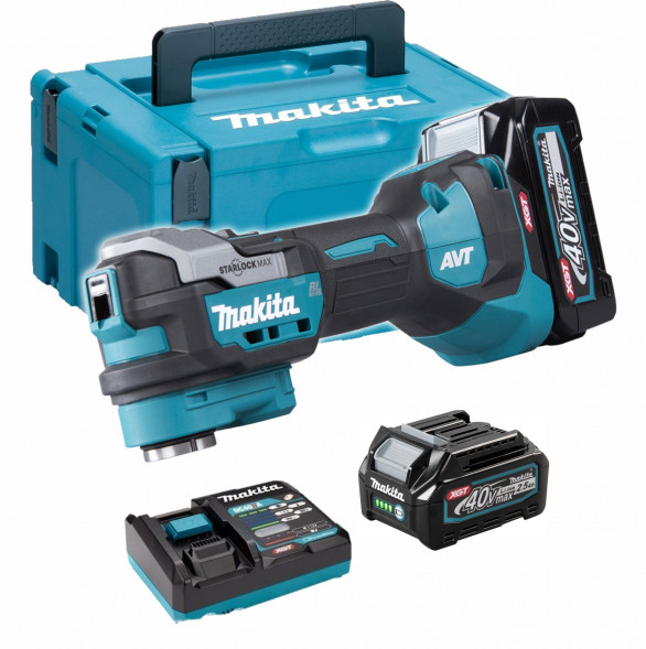 Аккумуляторный мультитул Makita TM001GD201  (40V, 2*2.5Ач, ЗУ)