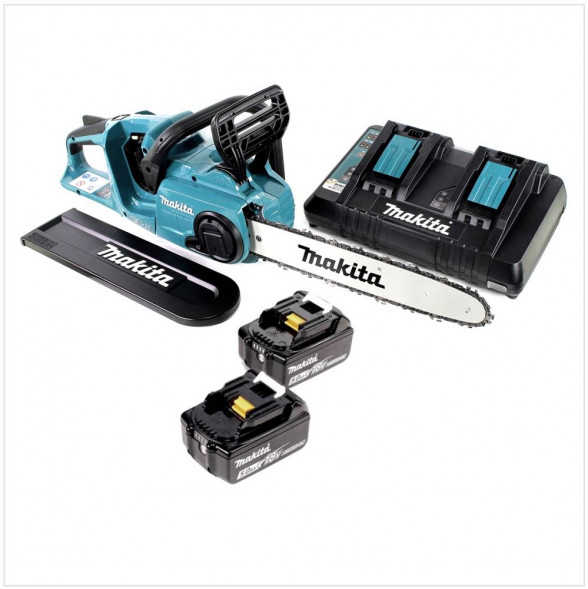 Аккумуляторная цепная пила Makita DUC353CT2 (2* 5АЧ, стандартное ЗУ)