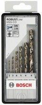 Набор свёрл по металлу Bosch Robust Line HSS-Co (2.607.019.924)