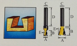 Фреза &quot;ласточкин хвост&quot; , Makita D-10877