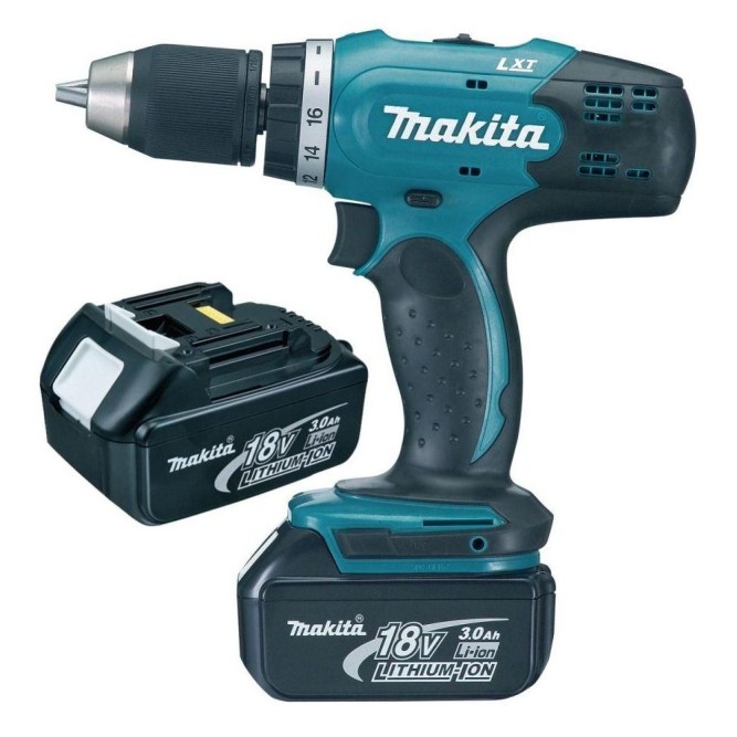 Аккумуляторная дрель-шуруповерт Makita DDF453RFE