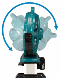 Аккумуляторный вентилятор Makita DCF301Z (с адаптером от сети)