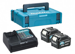 Набор: 2 аккумулятора BL1040B и ЗУ DC10SA в кейсе MakPac Makita (197637-3)