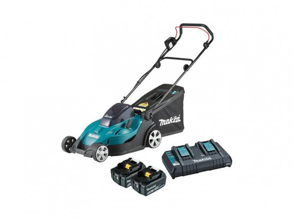 Газонокосилка аккумуляторная 43см Makita DLM431PT2 (2* АКБ 5 Ач, ЗУ)