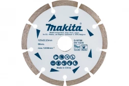 Алмазный диск Makita сегментированный по бетону/мрамору "Standard" 125x22,23x7 мм (D-52766)