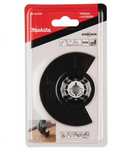 Насадка для мультитула Makita B-64799 (диск для дерева и металла 85 мм)