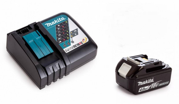 Аккумулятор BL1840B (18 В, 4.0 Ач, Li-Ion)+зарядное устройство DC18RC Makita 19RC40-1