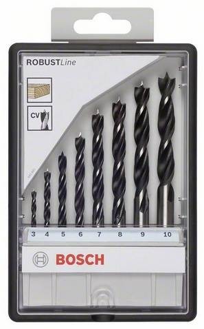 Набор спиральных свёрл по древесине Bosch Robust Line (2.607.010.533)