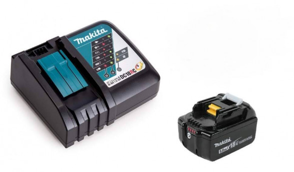 Аккумулятор BL1850B (18 В, 5.0 Ач, Li-Ion)+зарядное устройство DC18RC Makita 19RC50-1