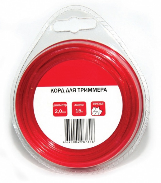 Леска для триммеров (2.0 мм, 15 м, звезда)