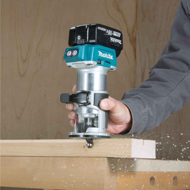  Аккумуляторный фрезер Makita DRT 50 ZJX2 (DRT50ZJX2)