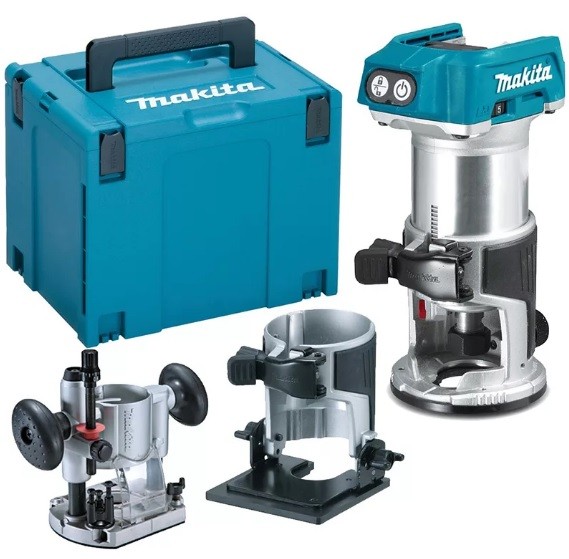  Аккумуляторный фрезер Makita DRT 50 ZJX2 (DRT50ZJX2)