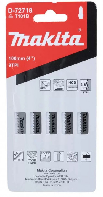 Пилки для лобзика Makita D-72718