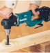 Аккумуляторная угловая дрель-шуруповерт Makita DDA450ZK