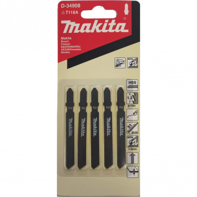 Пилки для лобзика Makita D-34908