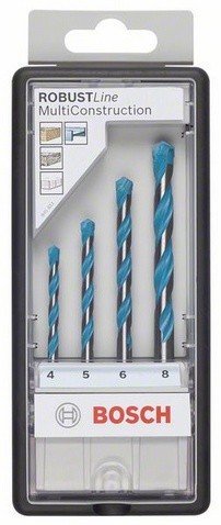 Набор универсальных свёрл Bosch Robust Line Multi Construction (2.607.010.521)