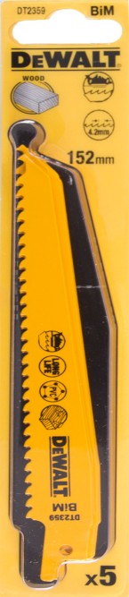 Полотно пильное для сабельных пил DeWalt DT 2359 (DT2359)